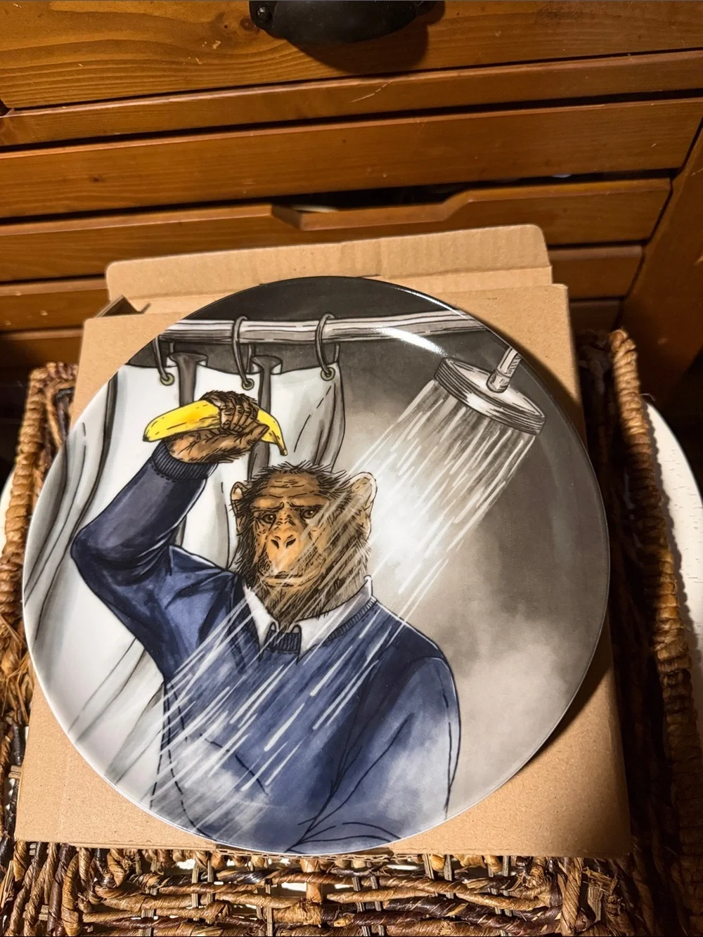 West Elm White Porcelain Rachel Kozlowski Dapper Set of 5 Halloween Plate’s BNIB